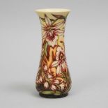 Moorcroft Sunderland Vase, 134/350, Shirley Hayes, 2002, height 8.1 in — 20.5 cm