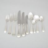 Canadian Silver 'Old English' Pattern Flatware Service, Henry Birks & Sons, Montreal, Que., 20th cen