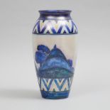 Moorcroft Lustred Dawn Vase, c.1926-30, height 12.4 in — 31.5 cm