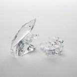 Swarovski Crystal ‘Care For Me’ Seals and Whales, 1991/1992, largest height 4 in — 10.2 cm (2 Pieces