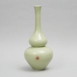 Harlan House (Canadian, b.1943), Celadon Glazed Double Gourd Vase, 2001, height 16.1 in — 41 cm