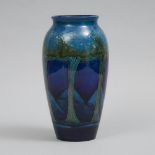 Moorcroft Moonlit Blue Vase, c.1925, height 12 in — 30.5 cm