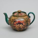 Macintyre Moorcroft Cornflower Teapot, c.1910-12, length 7.5 in — 19 cm
