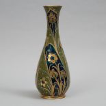 Macintyre Moorcroft Green and Gold Florian Vase, c.1903, height 16.1 in — 41 cm