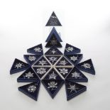 Twenty Swarovski Crystal Christmas Ornaments, 1996-2013, approx. diameter 3 in — 7.5 cm (20 Pieces)