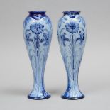 Pair of Macintyre Moorcroft Florian Vases, c.1900, height 11.8 in — 30 cm (2 Pieces)