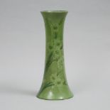 Moorcroft Green Glazed Prunus Vase, for Spaulding & Co., c.1910