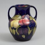 Moorcroft Two-Handled Wisteria Vase, c.1925, height 12.4 in — 31.5 cm