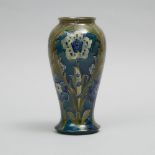 Moorcroft Late Florian Vase, c.1916-18, height 8.7 in — 22 cm