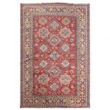 Indo Persian Village Design Rug, late 20th century, 7 ft 9 ins x 5 ft 10 ins — 2.4 m x 1.8 m