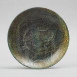 Brooklin Pottery Plate, Theo and Susan Harlander, 1960s, diameter 8.1 in — 20.5 cm