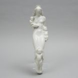 Rosenthal White Glazed Wall Sculpture of Madonna and Three Children, Daniel Hauenstein, mid-20th cen