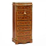 French Regencé Style Ormolu Mounted Kingwood and Tulipwood Chiffonier Writing Desk, 19th/20th centur