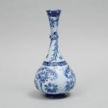 Macintyre Moorcroft Florian Cornflower Vase, c.1900, height 11 in — 28 cm