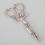 William IV Silver Harlequin Sugar Nips, Joseph Willmore, Birmingham, 1835, length 4.6 in — 11.6 cm