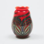 Charles Lotton (American, b.1935), Miniature Glass Vase, 1980, height 2.6 in — 6.5 cm, diameter 1.8