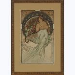 Alphonse Mucha (1860–1939), THE ARTS (POETRY, DANCE, PAINTING AND MUSIC), 1898 [RENNERT/WEILL, 54],