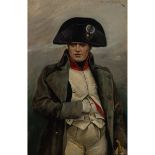 Richard Canton Woodville (1856-1927), PORTRAIT OF NAPOLEON, Oil on panel; signed upper right, 10 x 6