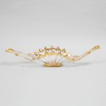Continental Gilt Glass Centrepiece, possibly Murano, mid-20th century, length 25.4 in — 64.5 cm