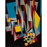 Daniel Libeskind (1946 - ), UNTITLED, (MARCH) 1977, Acrylic on canvas; signed with initials "DL" and