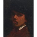 Attributed to Henri Fantin-Latour (1836–1904), A DOUBLE-SIDED PORTRAIT: MAN IN A CAP; MAN LOOKING OV