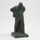 Oscar Nemon (1906-1985), SIR WINSTON CHURCHILL (1874-1965), Bronze with a green patina; signed "Nemo