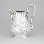 American Silver Jug, Lincoln & Foss, Boston, Mass., c.1855, height 10.1 in — 25.7 cm