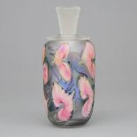 John Lotton (American, b.1964), Iridescent Glass Perfume Bottle, 1991, height 6.5 in — 16.5 cm