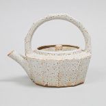 Lari Robson (Canadian, 1942-2012), Glazed Stoneware Teapot, height 6.7 in — 17 cm