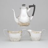 Late Victorian/Canadian Silver Assembled Coffee Service, John Round, Sheffield, 1894 and Toronto Sil