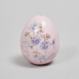 Russian Porcelain Easter Egg, late 19th century, height 8.5 in — 21.6 cm