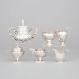 Group of English, German and American Silver, 20th century, largest height 5.5 in — 14 cm (6 Pieces)