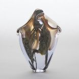 David Lotton (American, b.1960), Glass Sculpture, 1995, height 9.7 in — 24.7 cm