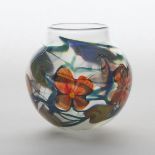 Charles Lotton (American, b.1935), Multi Flora Glass Vase, 1981, height 7.1 in — 18 cm, diameter 7.1