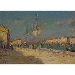 Henri Malfroy-Savigny (1895-1944), MARTIGUES, PROVENCE, Oil on canvas; signed "Malfroy" lower left,
