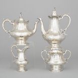 Victorian Silver Tea and Coffee Service, Edward, John & William Barnard, London, 1852, coffee pot he