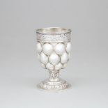 German Silver Goblet, B. Neresheimer & Söhne, Hanau, c.1900, height 4.2 in — 10.7 cm