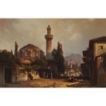 Albert Eichhorn (1811-1851), MOSCHEE IN PATRAS (MOSQUE IN PATRAS), 1845, Oil on canvas; signed and d