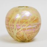 Daniel Crichton (Canadian, 1950-2002), Iridescent Glass Vase, 1979, height 5.1 in — 13 cm, diameter