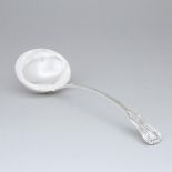 George III Silver Kings Pattern Soup Ladle, London, 1819, length 12.6 in — 32 cm