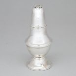 Canadian Silver Sugar Caster, Poul Petersen, Montreal, Que., mid-20th century, height 6 in — 15.2 cm