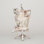 American Eastlake Style Silver Plated Tea Urn, Reed & Barton, c.1875, height 15.7 in — 40 cm