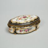 'Sèvres' Billet-Doux Casket, early 20th century, length 9.4 in — 24 cm