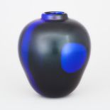 Robert Held (American-Canadian, b.1943), Blue Glass Vase, 1976, height 7.5 in — 19 cm