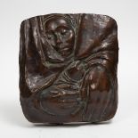 Käthe Kollwitz (1867-1945), RUHT IM FRIEDEN SEINER HÄNDE (GRABRELIEF), 1935/36, LATER CAST, Bronze r