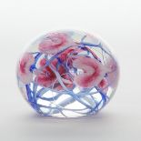 John Lotton (American, b.1964), Glass Magnum Paperweight, 1989, height 3.7 in — 9.5 cm, diameter 4.5