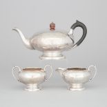 Canadian Silver Tea Service, Henry Birks & Sons, Montreal, Que., 1904-24, teapot length 11.2 in — 28