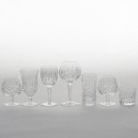 Waterford 'Lismore' Cut Glass Stemware, 20th century (40 Pieces)