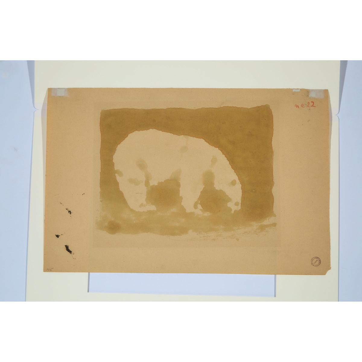 Henri Deluermoz (1876-1943), LION’S HEAD; GREY BEAR, CIRCA 1925, Two black pigment transfer prints, - Image 9 of 9