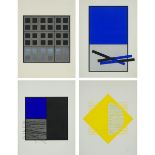 Jesús Rafael Soto (1923-2005), FOUR PLATES (FROM VIBRATIONS, THE FOLIO OF EIGHT), 1969, Four colour